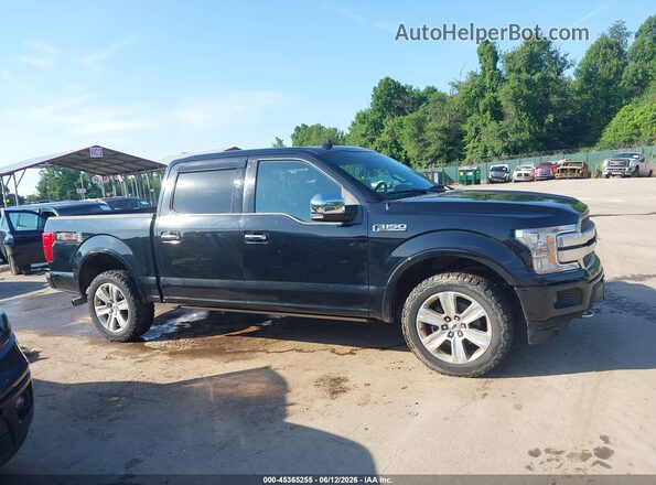 1FTEW1EG5JFD91399 2018 FORD F150 Black Вид задньої частини салону