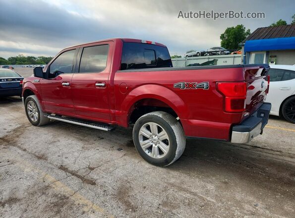 1FTEW1EG5JKG04391 2018 FORD F150 Red უკანა მარცხენა