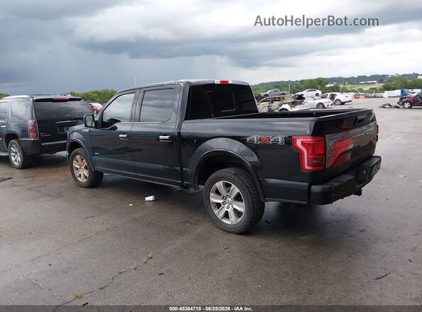 1FTEW1EG6GFA12886 2016 FORD F150 Черный Задняя левая четверть