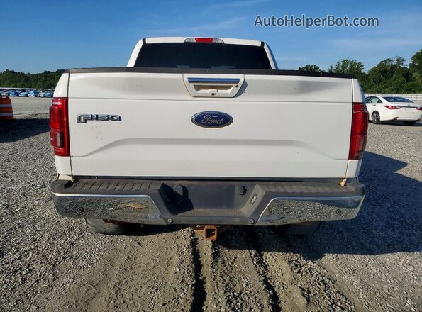 1FTEW1EG6GFB20442 2016 FORD F150 White Widok z tyłu
