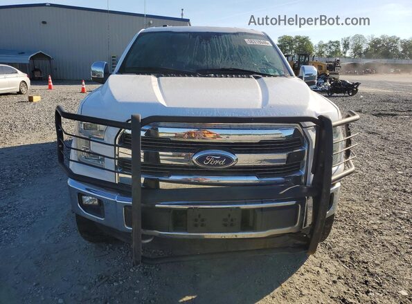 1FTEW1EG6GFB20442 2016 FORD F150 White Widok z przodu