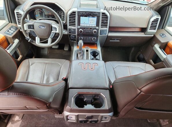 1FTEW1EG6HFA40611 2017 FORD F150 Two Tone Առջևի վահանակի տեսք