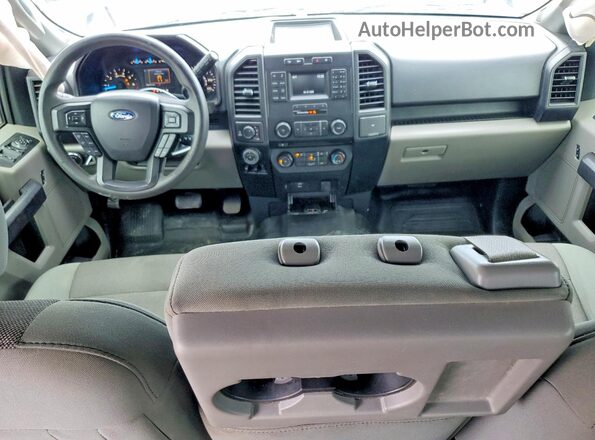 1FTEW1EG6HFB79816 2017 FORD F150 Синий Вид панели приборов