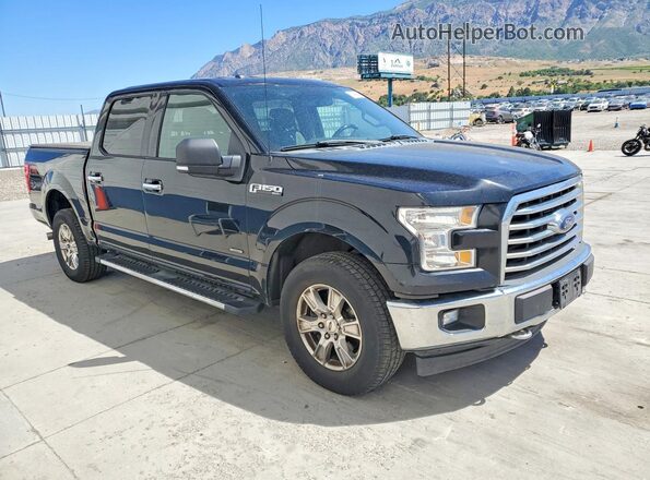 1FTEW1EG6HKC77400 2017 FORD F150 Black წინა მარჯვენა