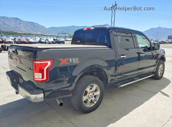1FTEW1EG6HKC77400 2017 FORD F150 Black უკანა მარჯვენა