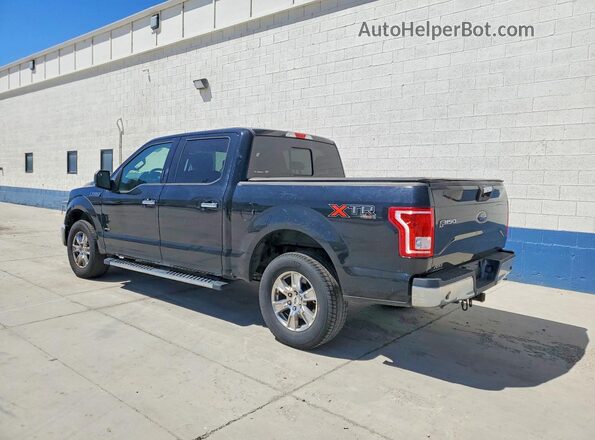 1FTEW1EG6HKC77400 2017 FORD F150 Black უკანა მარცხენა
