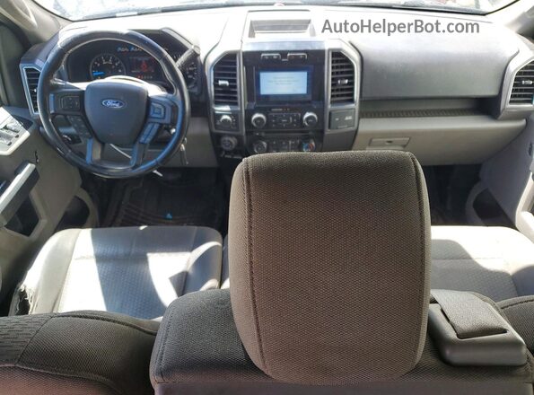 1FTEW1EG6HKC77400 2017 FORD F150 Black წინა პანელის ხედი