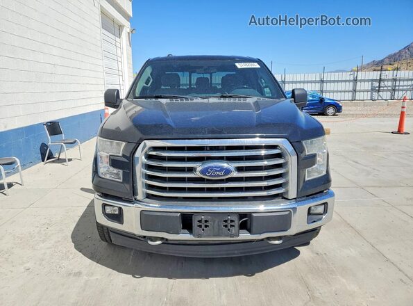 1FTEW1EG6HKC77400 2017 FORD F150 Black წინა ხედი