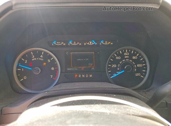 1FTEW1EG6HKC77400 2017 FORD F150 Black ხელსაწყოთა პანელის ხედი
