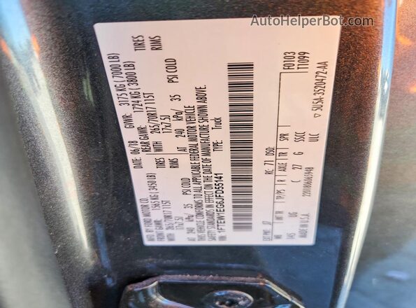 1FTEW1EG6JFD55141 2018 FORD F150 Charcoal 