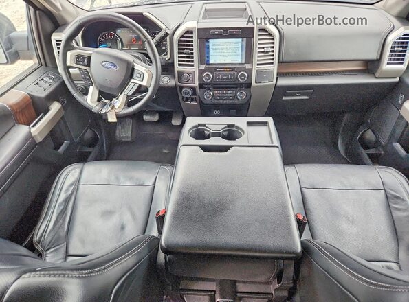 1FTEW1EG7GFA85751 2016 FORD F150 Gray Vista del salpicadero