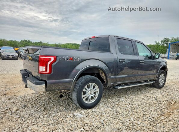 1FTEW1EG7GFA85751 2016 FORD F150 Gray Trasero derecho