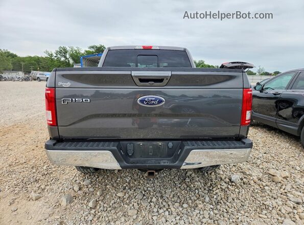 1FTEW1EG7GFA85751 2016 FORD F150 Gray Vista trasera