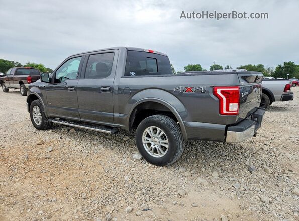 1FTEW1EG7GFA85751 2016 FORD F150 Gray Trasero izquierdo