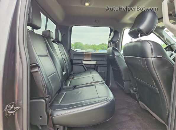 1FTEW1EG7GFA85751 2016 FORD F150 Gray Vista de los asientos traseros