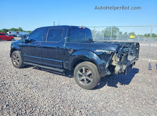 1FTEW1EG7GFB42370 2016 FORD F150 Black Rear left