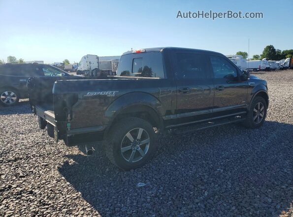 1FTEW1EG7GFB42370 2016 FORD F150 Black Rear right