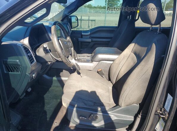 1FTEW1EG7GFB42370 2016 FORD F150 Black Front interior view