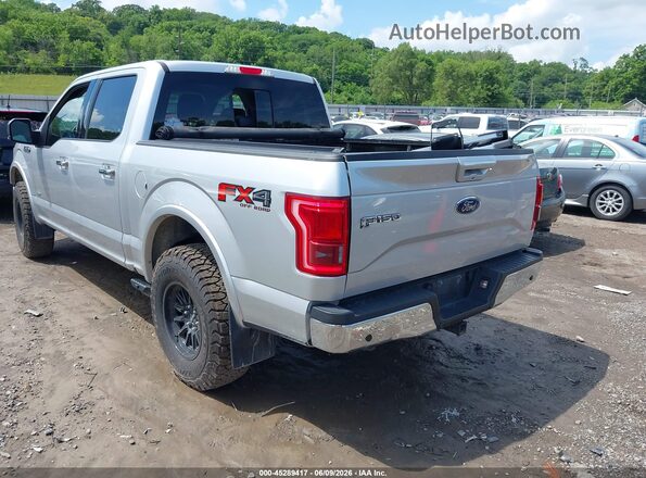 1FTEW1EG7GKD28126 2016 FORD F150 Серебряный Задняя левая четверть