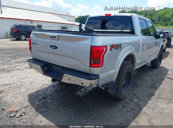 1FTEW1EG7GKD28126 2016 FORD F150 Серебряный Задняя правая четверть