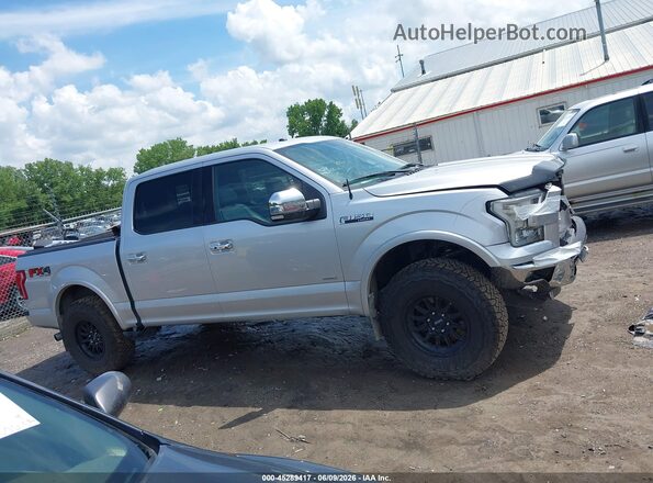 1FTEW1EG7GKD28126 2016 FORD F150 Серебряный Панорамный вид салона 360°