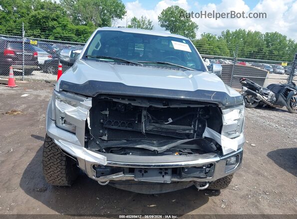 1FTEW1EG7GKD28126 2016 FORD F150 Серебряный Вид задней части салона