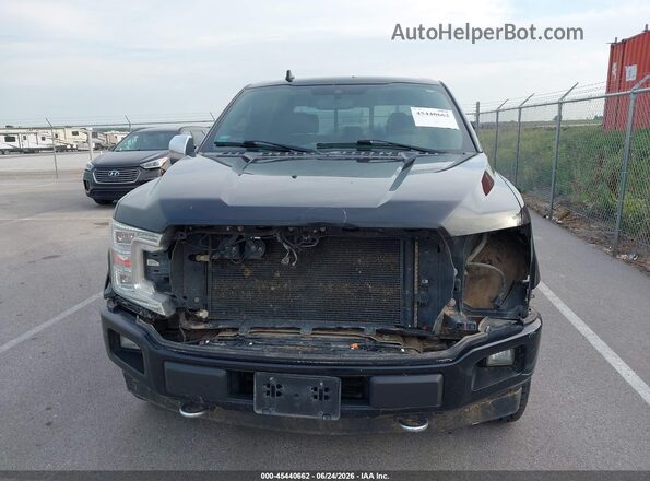 1FTEW1EG7JFD28353 2018 FORD F150 Black Вид спереду