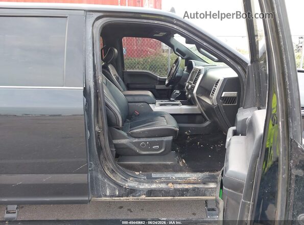 1FTEW1EG7JFD28353 2018 FORD F150 Black Вид салону спереду