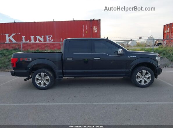 1FTEW1EG7JFD28353 2018 FORD F150 Black Вид задньої частини салону