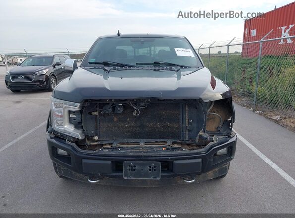 1FTEW1EG7JFD28353 2018 FORD F150 Black Вид щитка приладів