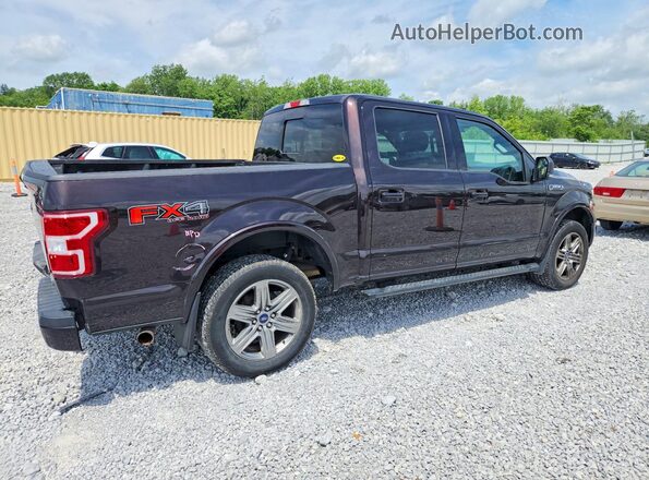 1FTEW1EG7JFD67556 2018 FORD F150 Purple Tył prawy