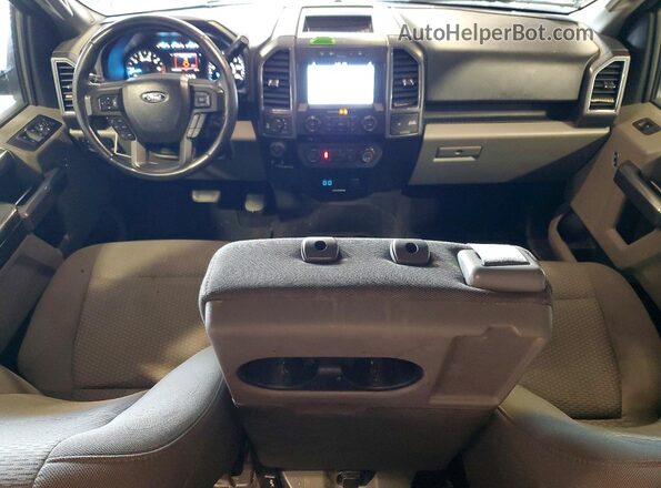 1FTEW1EG7JKC78433 2018 FORD F150 Gray Widok deski rozdzielczej