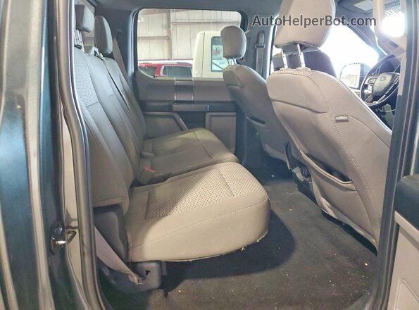 1FTEW1EG7JKC78433 2018 FORD F150 Gray Widok tylnych siedzeń