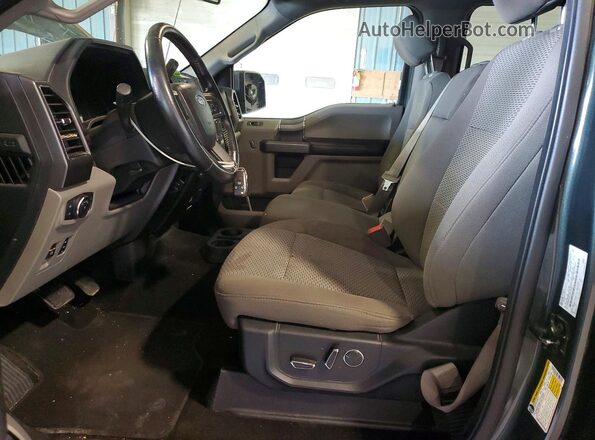 1FTEW1EG7JKC78433 2018 FORD F150 Gray Widok wnętrza z przodu
