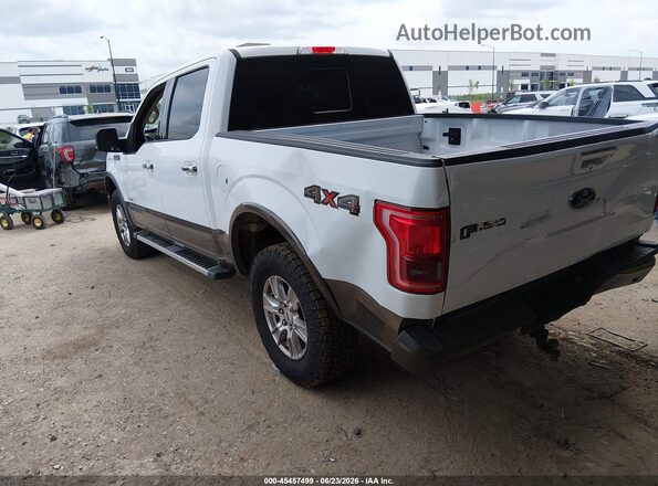 1FTEW1EG8GKD99299 2016 FORD F150 White Trasero izquierdo