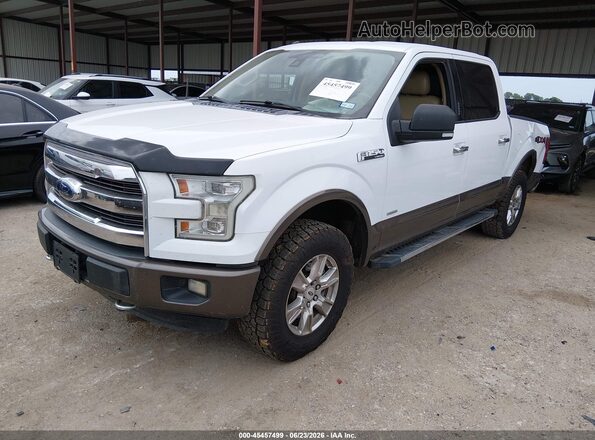 1FTEW1EG8GKD99299 2016 FORD F150 White Vista tres cuartos delantera izquierda