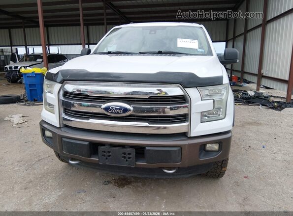 1FTEW1EG8GKD99299 2016 FORD F150 White Vista del cuadro de instrumentos