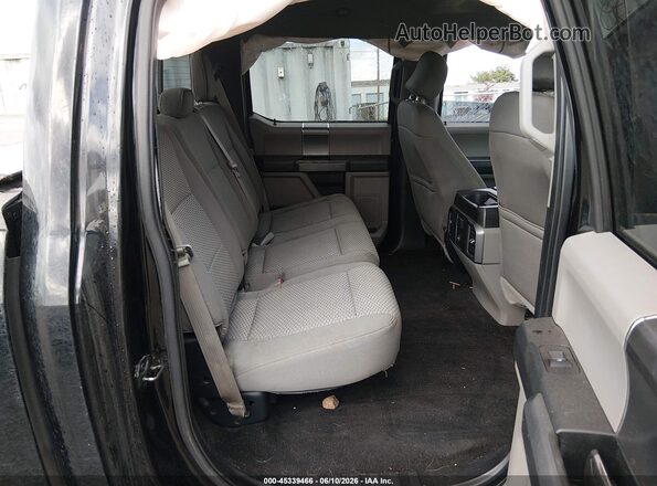 1FTEW1EG8GKE96504 2016 FORD F150 Black VIN კოდის სტიკერის ხედი