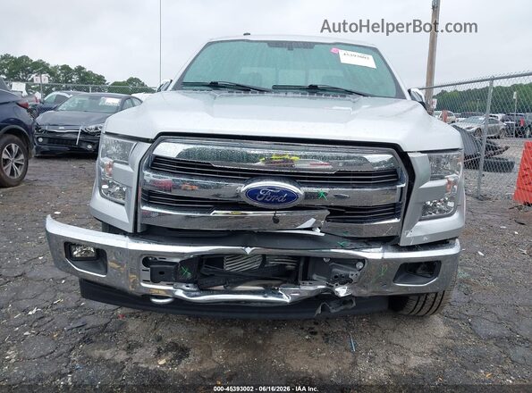 1FTEW1EG8HKC76233 2017 FORD F150 Silver Widok z przodu