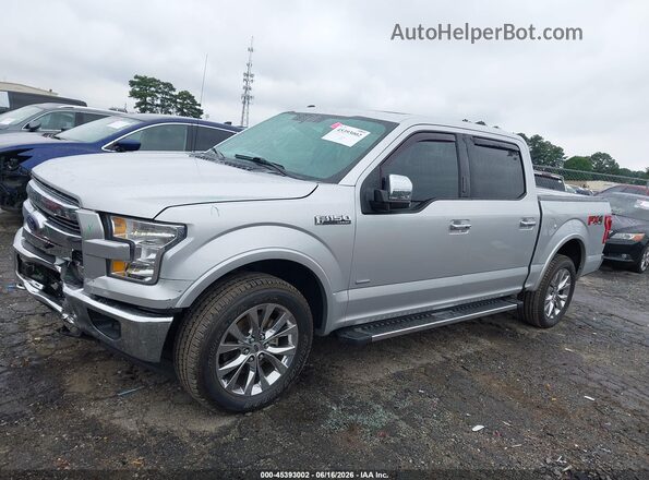 1FTEW1EG8HKC76233 2017 FORD F150 Silver Widok wnętrza 360 stopni