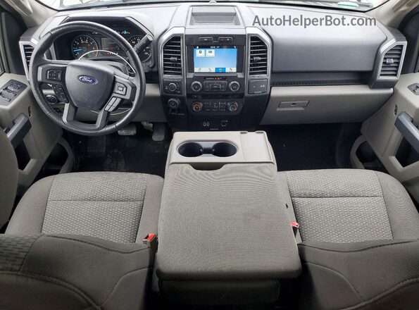 1FTEW1EG8JFD12209 2018 FORD F150 Gray Առջևի վահանակի տեսք