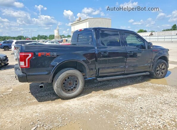 1FTEW1EG9GFB98715 2016 FORD F150 Black Հետևի աջ