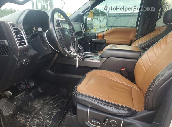1FTEW1EG9GFD33577 2016 FORD F150 White Вид салону спереду