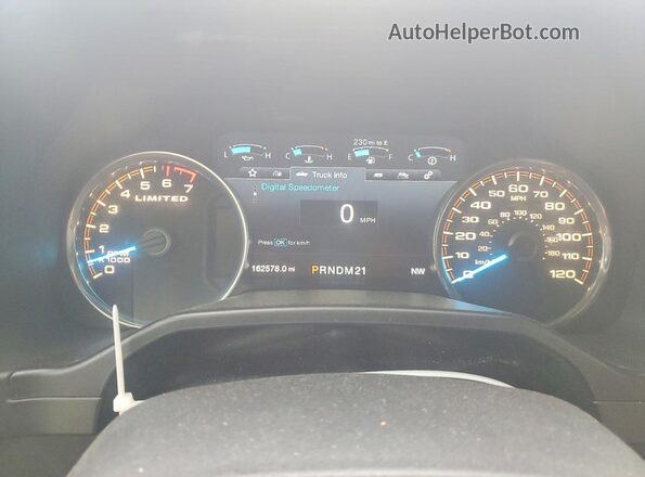 1FTEW1EG9GFD33577 2016 FORD F150 White Вид щитка приладів