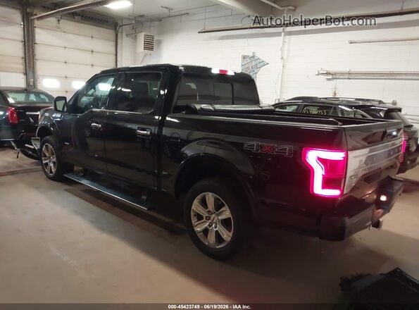 1FTEW1EG9GFD41632 2016 FORD F150 Black Հետևի ձախ