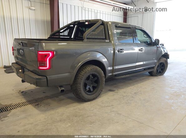 1FTEW1EG9HFC07740 2017 FORD F150 Gray უკანა მარჯვენა