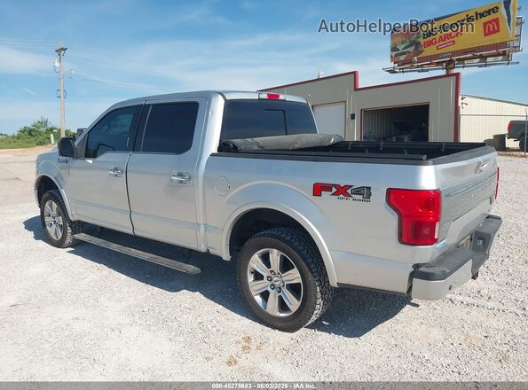 1FTEW1EG9JFE58490 2018 FORD F150 Серебряный Задняя левая четверть