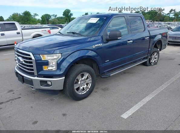 1FTEW1EGXGKE06897 2016 FORD F150 Dark Blue Przód lewy