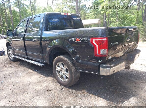 1FTEW1EGXGKF87886 2016 FORD F150 Черный Задняя левая четверть