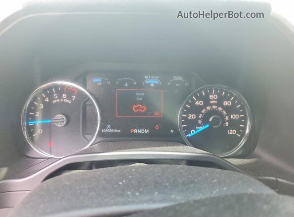 1FTEW1EGXHFA39624 2017 FORD F150 Белый Вид щитка приборов